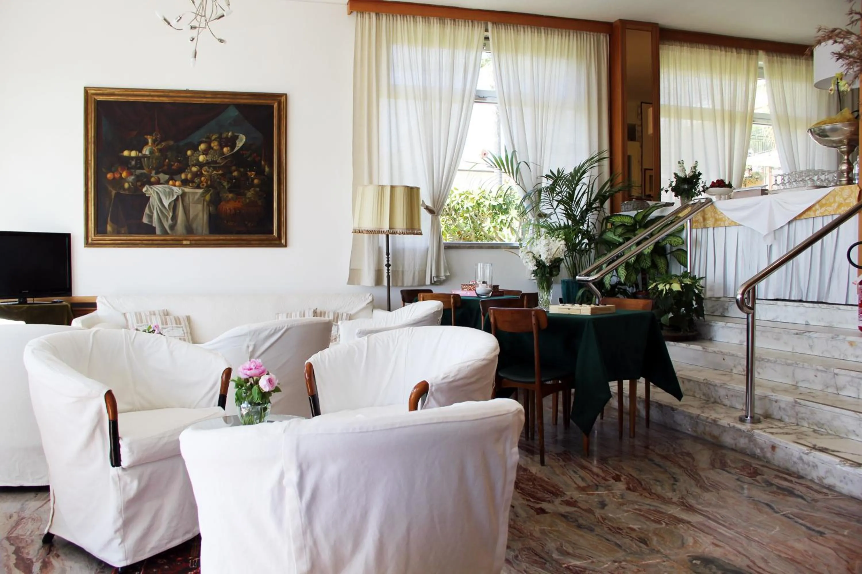 Lobby or reception in Hotel Miramare