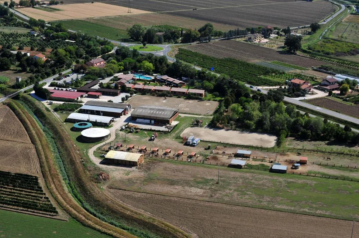 Bird's eye view in Due Ponti Village