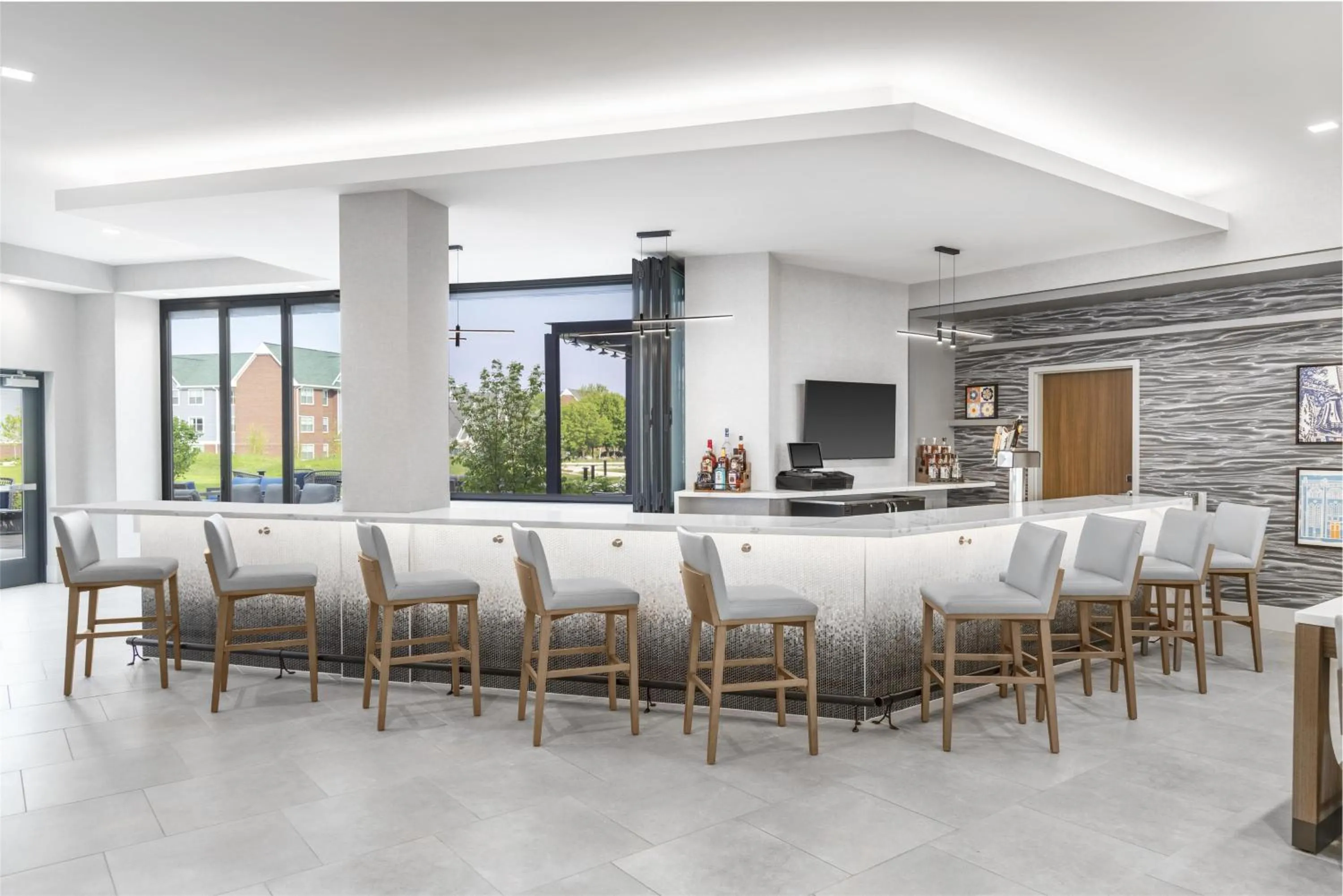 Lounge or bar in Homewood Suites By Hilton Holland