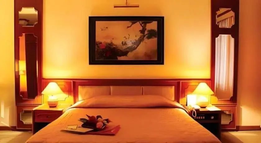 Bed in Purnama Hotel Bed in Purnama Hotel