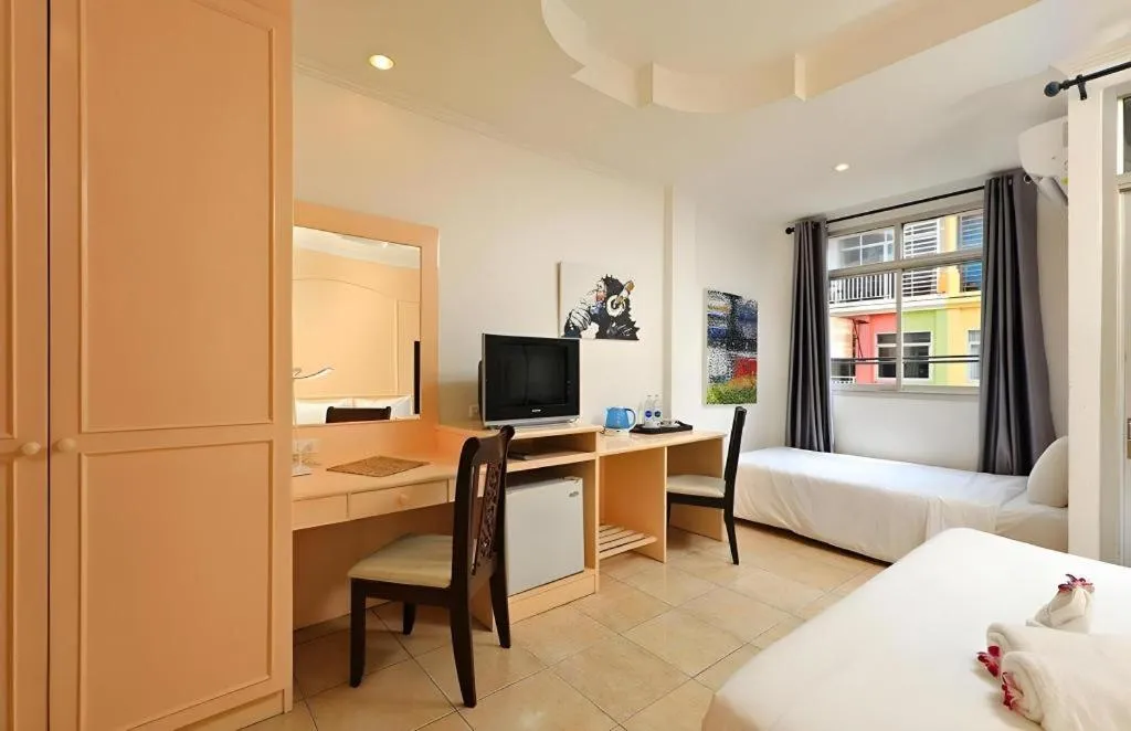 Bed in Gorgeous Boutique Room