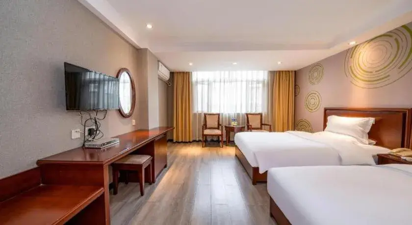 Bed in GreenTree Inn Nanning Langdong Hotel Bed in GreenTree Inn Nanning Langdong Hotel