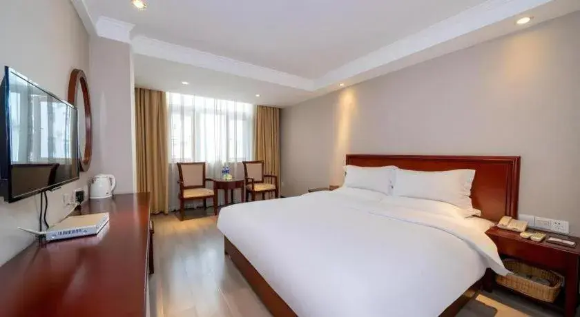Bed in GreenTree Inn Nanning Langdong Hotel Bed in GreenTree Inn Nanning Langdong Hotel