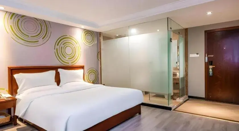 Bed in GreenTree Inn Nanning Langdong Hotel Bed in GreenTree Inn Nanning Langdong Hotel