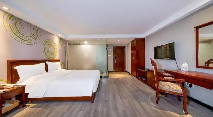 Bed in GreenTree Inn Nanning Langdong Hotel Bed in GreenTree Inn Nanning Langdong Hotel