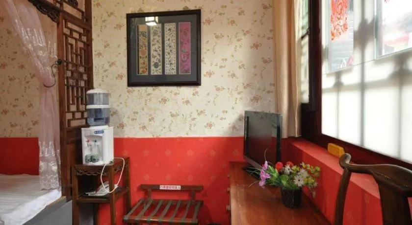 Bed in Pingyao Yufengheng Hotel