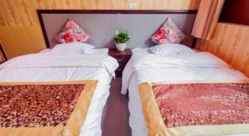 Bed in Pingyao Yufengheng Hotel