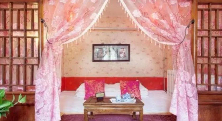 Bed in Pingyao Yufengheng Hotel