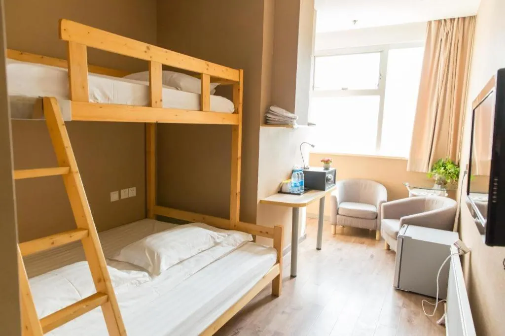 Bed in Shanghai Blue Mountain Bund Youth Hostel