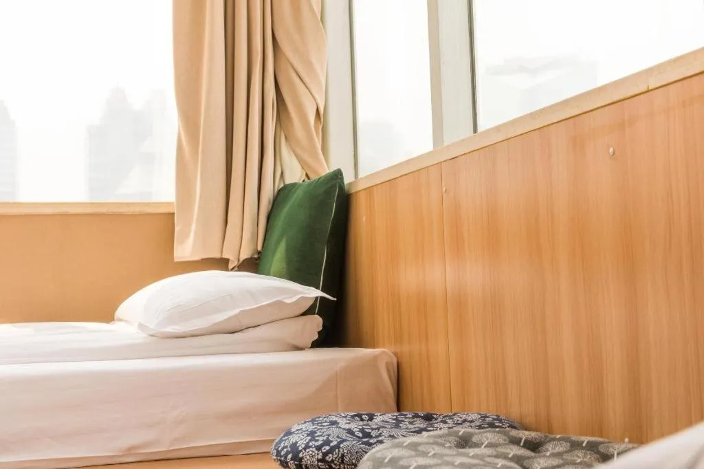 Bed in Shanghai Blue Mountain Bund Youth Hostel