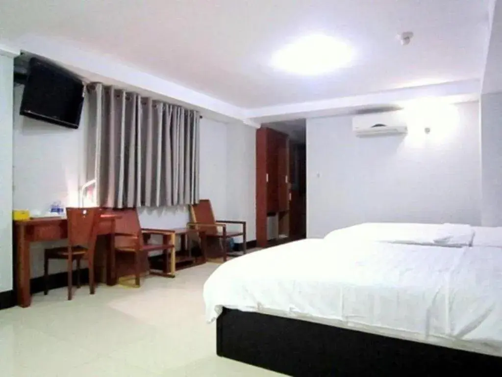 Bed in An Dong Center Hotel Chinatown Saigon Bed in An Dong Center Hotel Chinatown Saigon