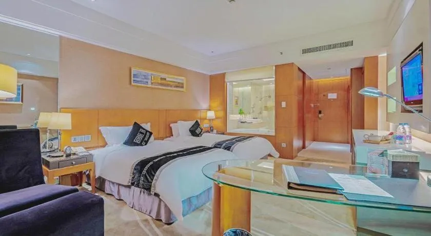 Bed in Putian Depo Hotel