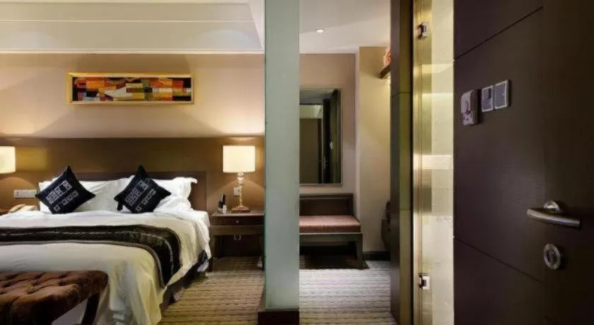 Bed in Putian Depo Hotel