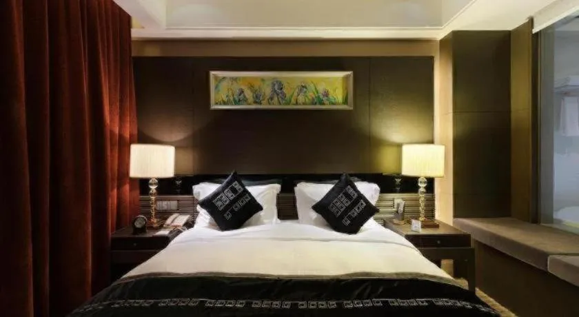 Bed in Putian Depo Hotel