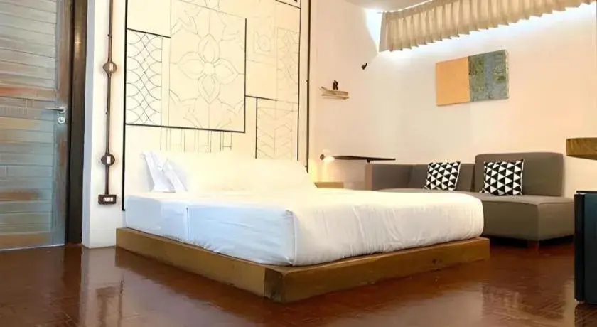 Bed in The Artel Nimman Hotel Bed in The Artel Nimman Hotel