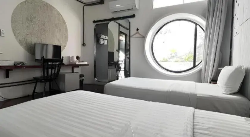 Bed in The Artel Nimman Hotel Bed in The Artel Nimman Hotel