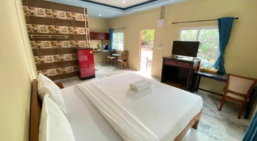 Bed in Hihotel Saraburi