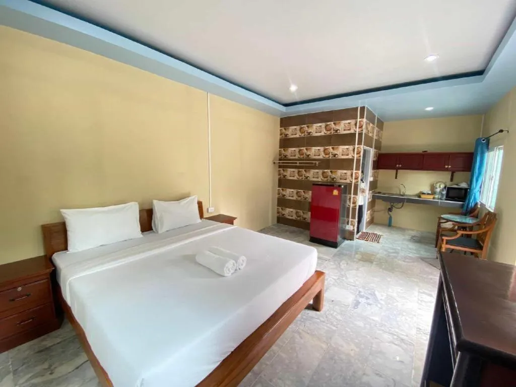 Bed in Hihotel Saraburi