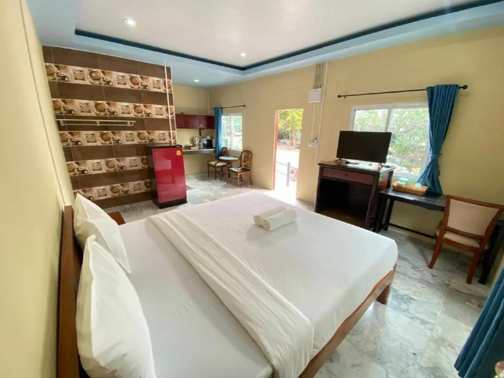 Bed in Hihotel Saraburi