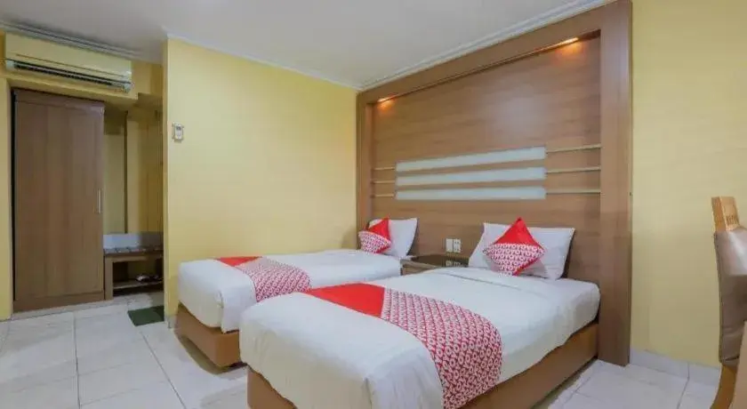 Bed in Hotel Senen Indah Syariah Bed in Hotel Senen Indah Syariah