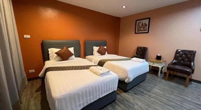 Bed in Phaphoom Boutique Residence