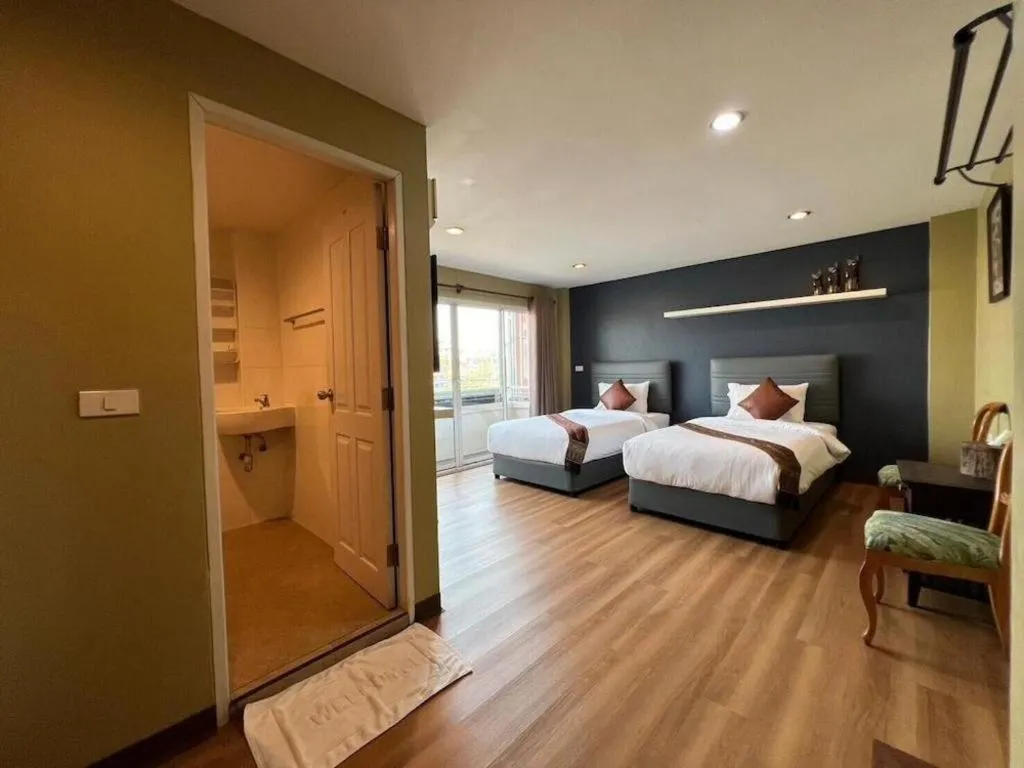 Bed in Phaphoom Boutique Residence