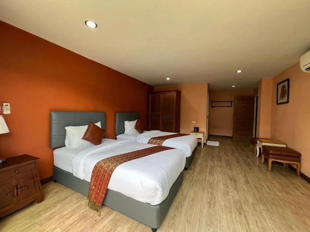 Bed in Phaphoom Boutique Residence