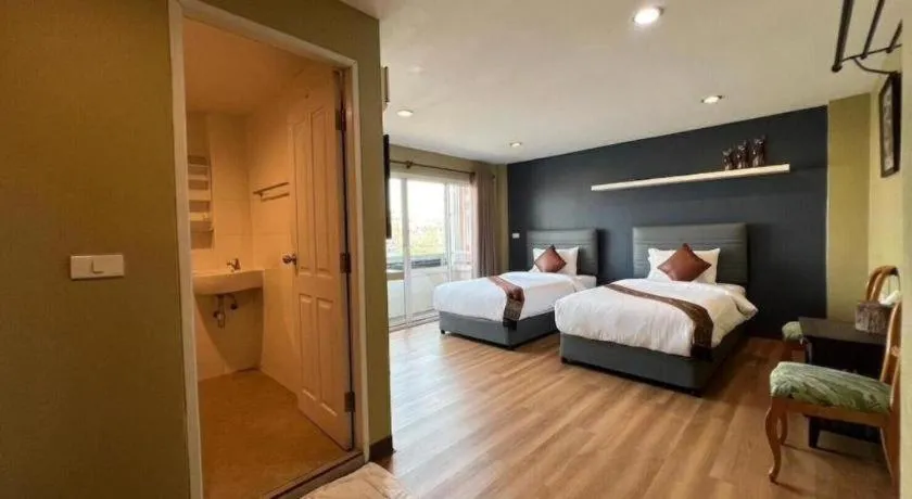 Bed in Phaphoom Boutique Residence