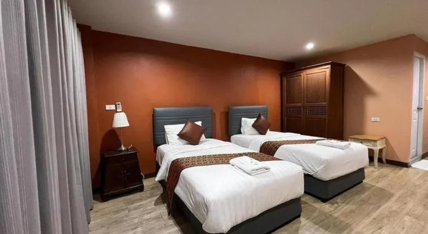 Bed in Phaphoom Boutique Residence