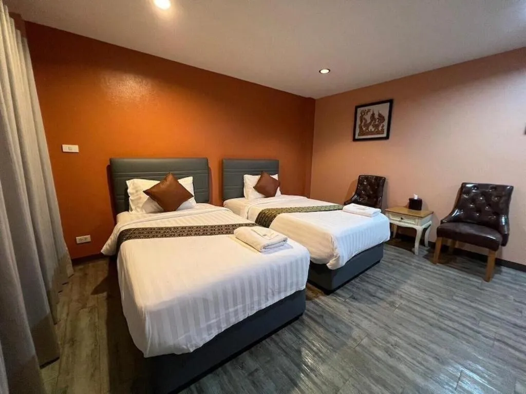 Bed in Phaphoom Boutique Residence