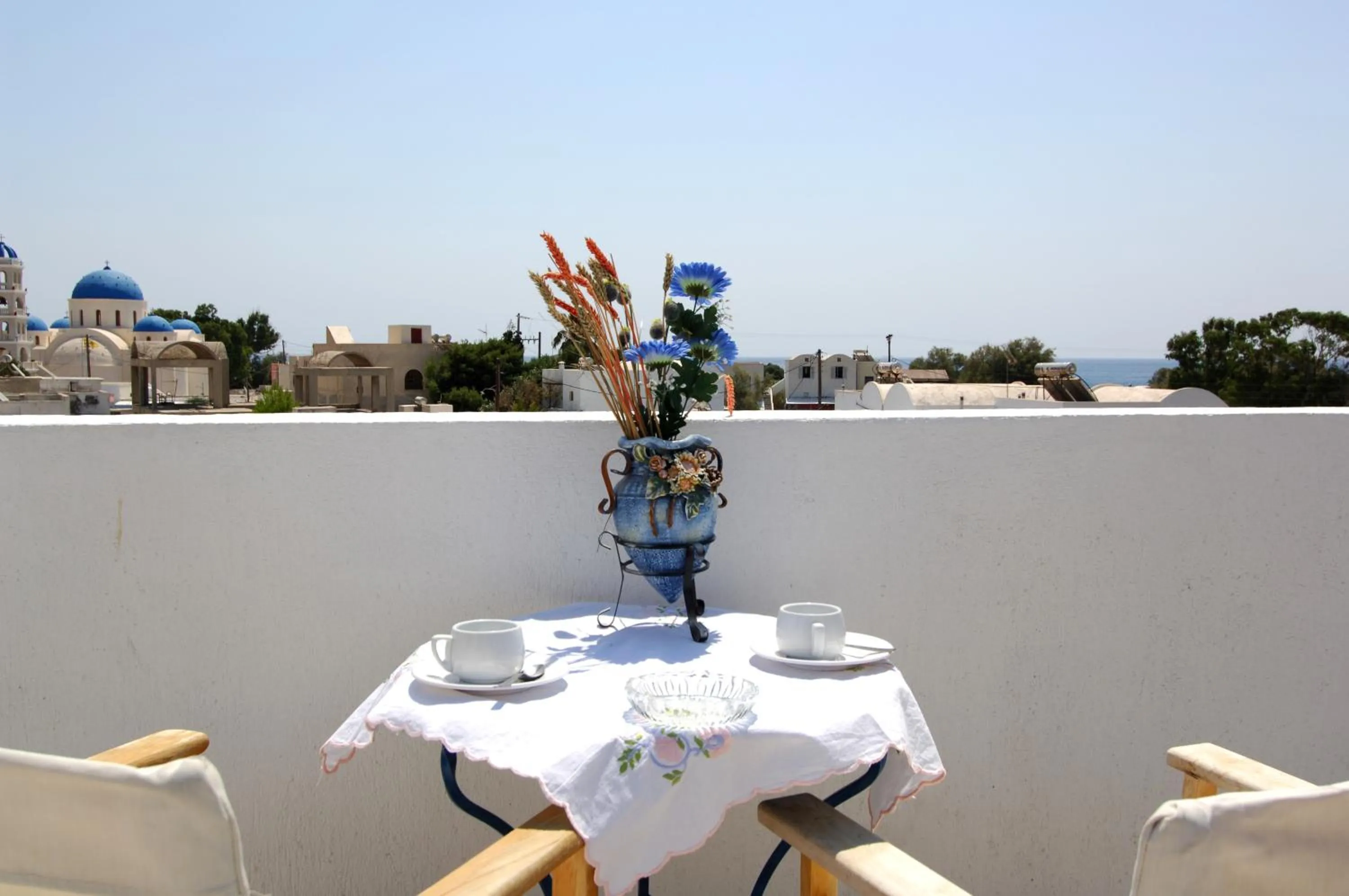 Balcony/Terrace in Aretousa Villas