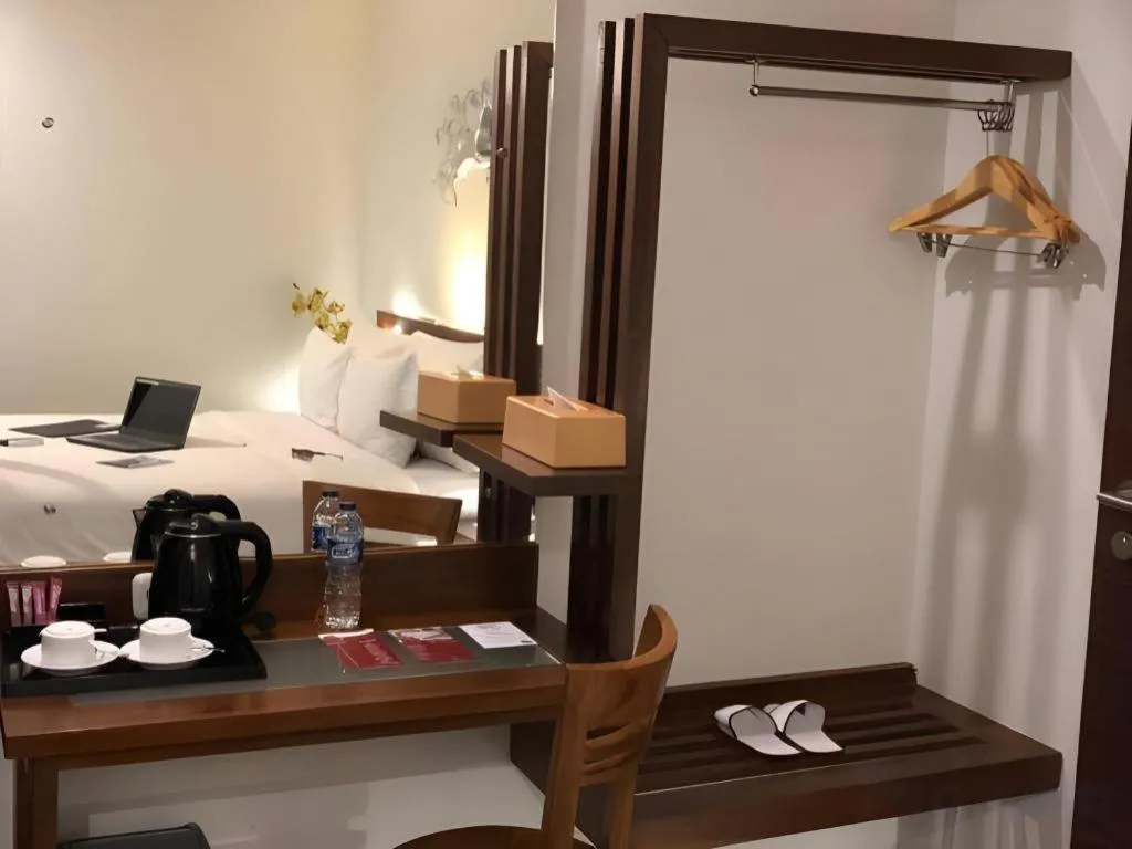 Bed in Burza Hotel Lubuk Linggau