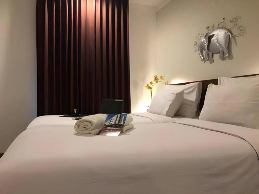 Bed in Burza Hotel Lubuk Linggau