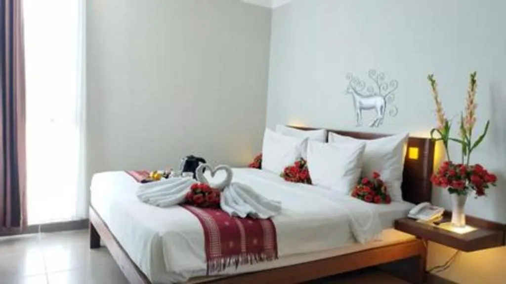 Bed in Burza Hotel Lubuk Linggau