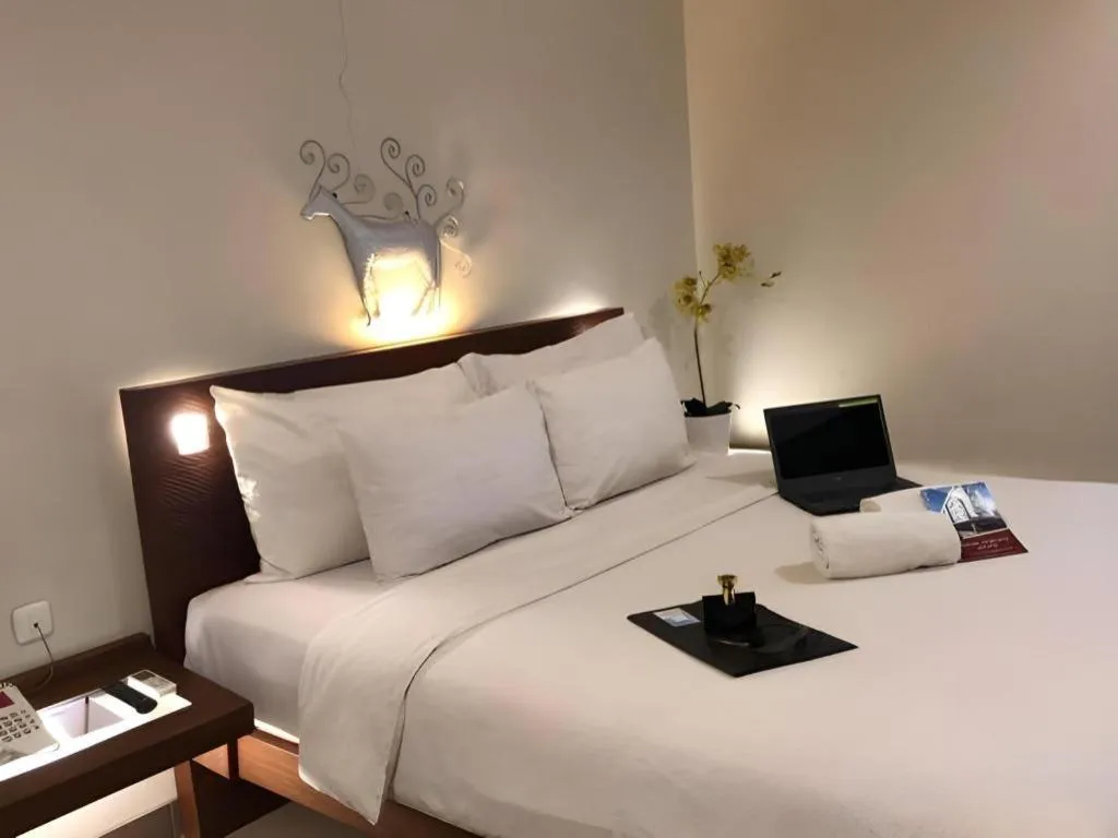 Bed in Burza Hotel Lubuk Linggau