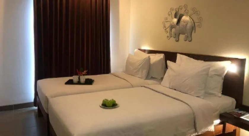 Bed in Burza Hotel Lubuk Linggau