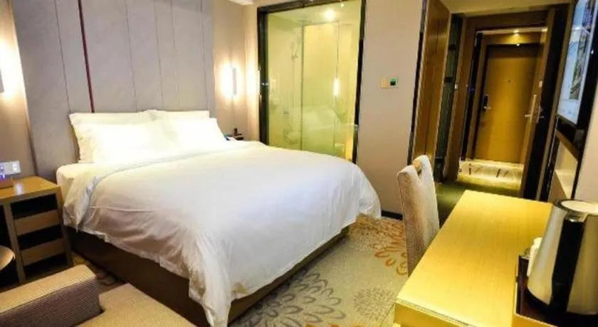 Bed in Lavande Hotel Tianjin Binhia Yujiabao Finance Center Branch