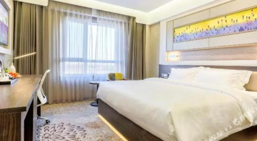 Bed in Lavande Hotel Tianjin Binhia Yujiabao Finance Center Branch