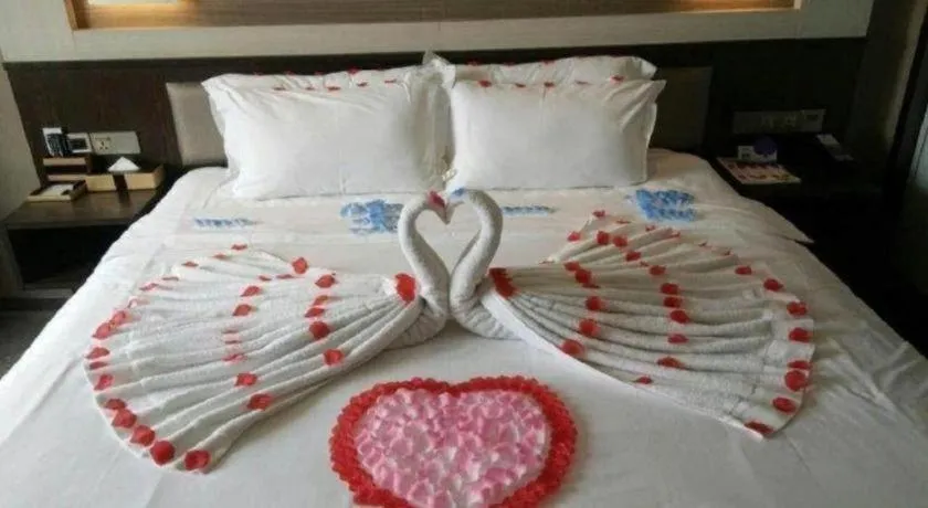 Bed in Lavande Hotel Tianjin Binhia Yujiabao Finance Center Branch