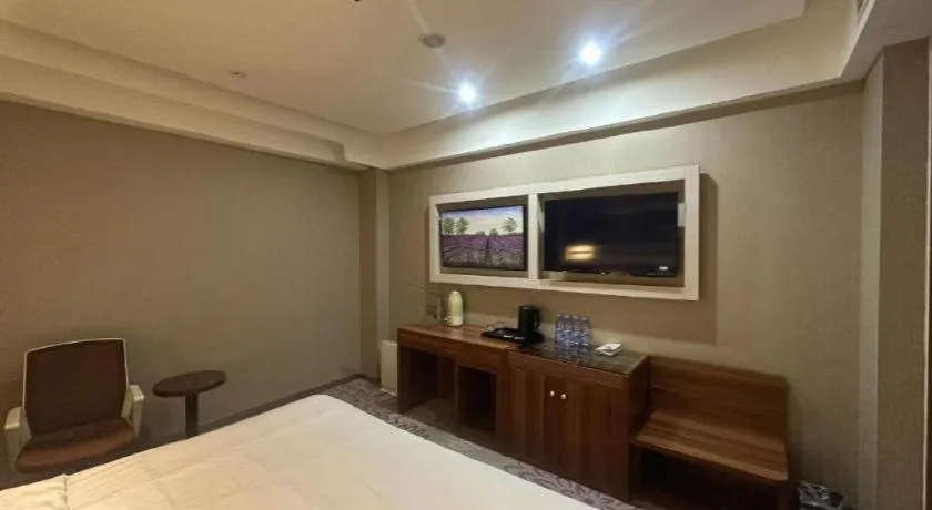 Bed in Lavande Hotel Tianjin Binhia Yujiabao Finance Center Branch