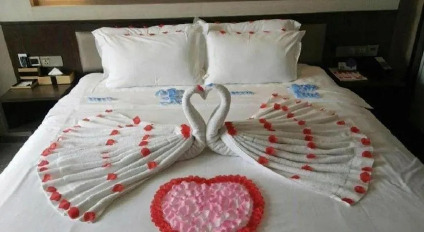 Bed in Lavande Hotel Tianjin Binhia Yujiabao Finance Center Branch