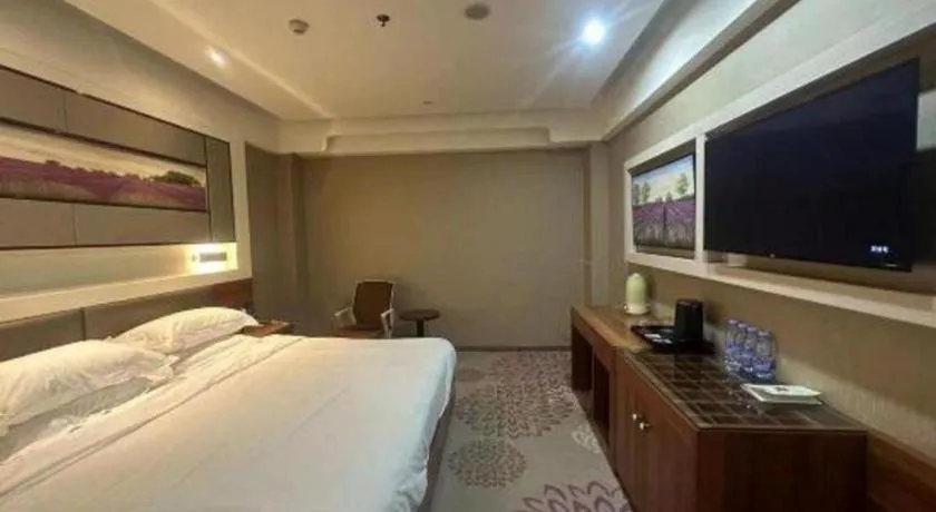Bed in Lavande Hotel Tianjin Binhia Yujiabao Finance Center Branch