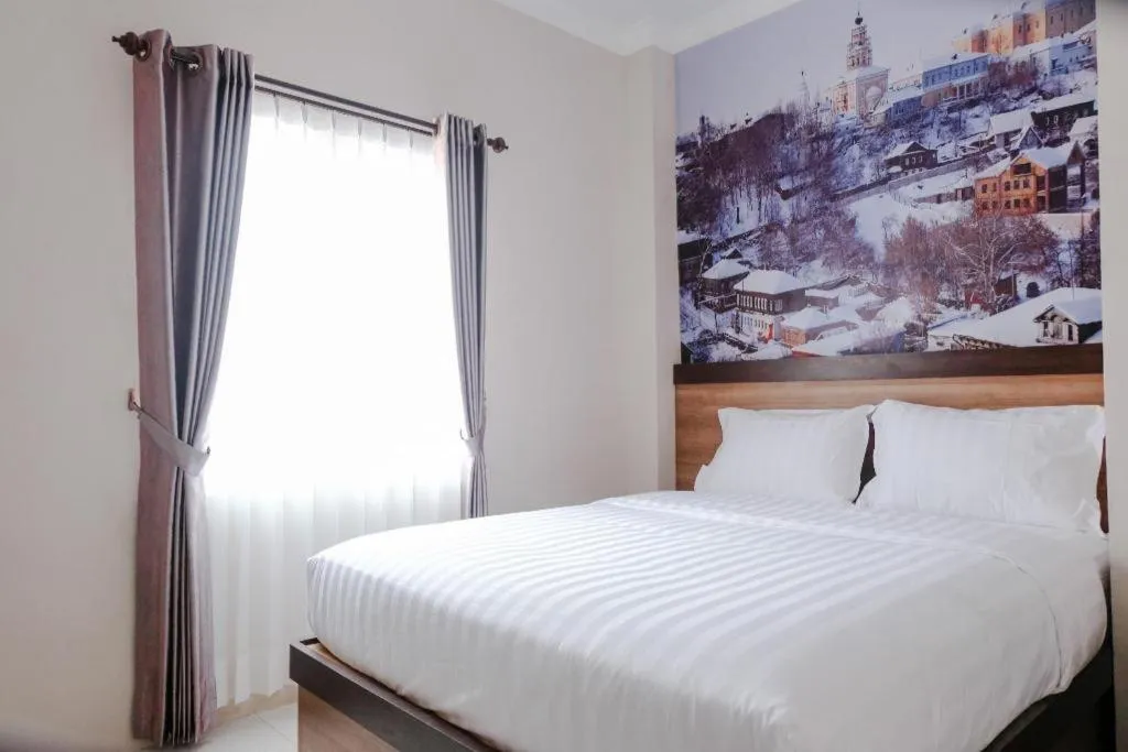 Bed in Noura Guest House Syariah