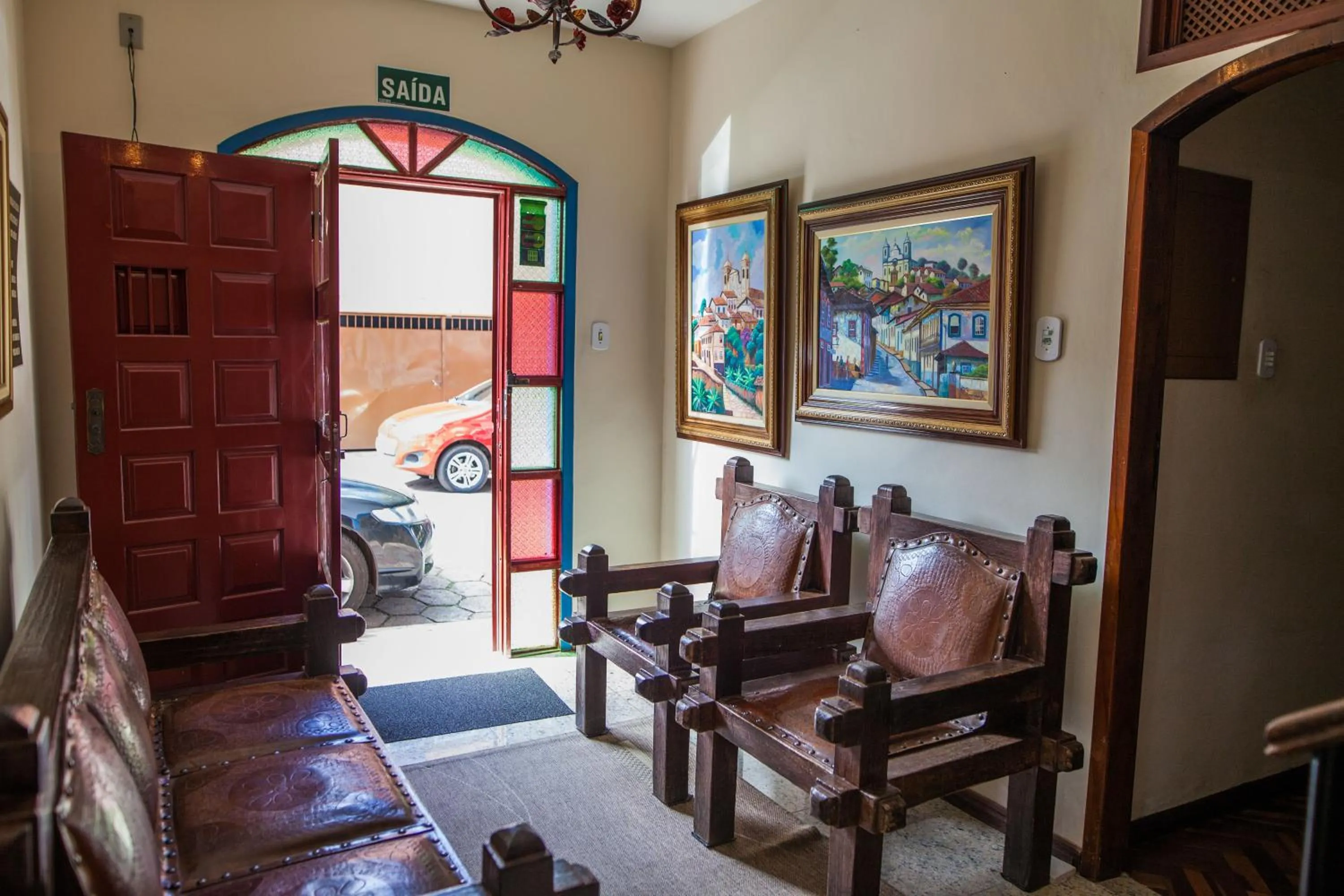 Lobby or reception in Pousada Turismo