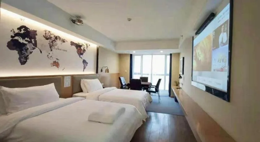 Bed in Kyriad Marvelous Hotel·Xi'an North High-speed Railway Station