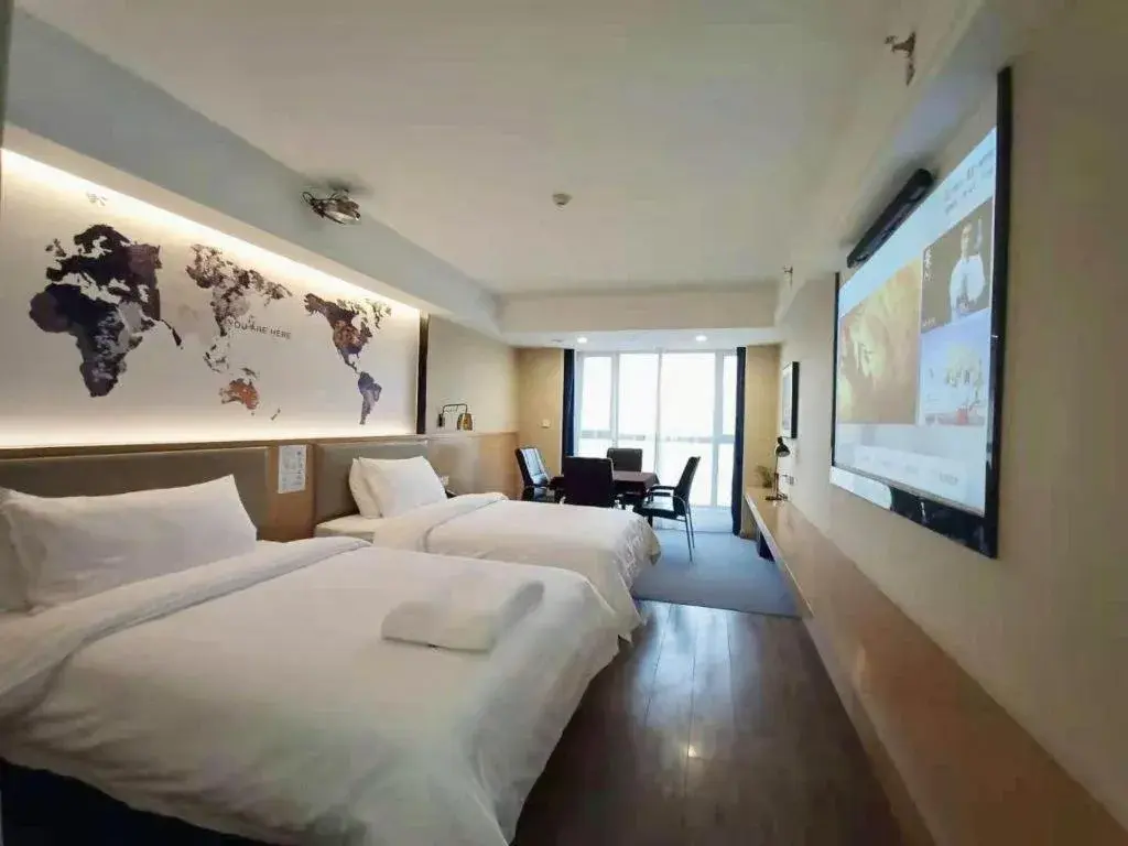 Bed in Kyriad Marvelous Hotel·Xi'an North High-speed Railway Station Bed in Kyriad Marvelous Hotel·Xi'an North High-speed Railway Station