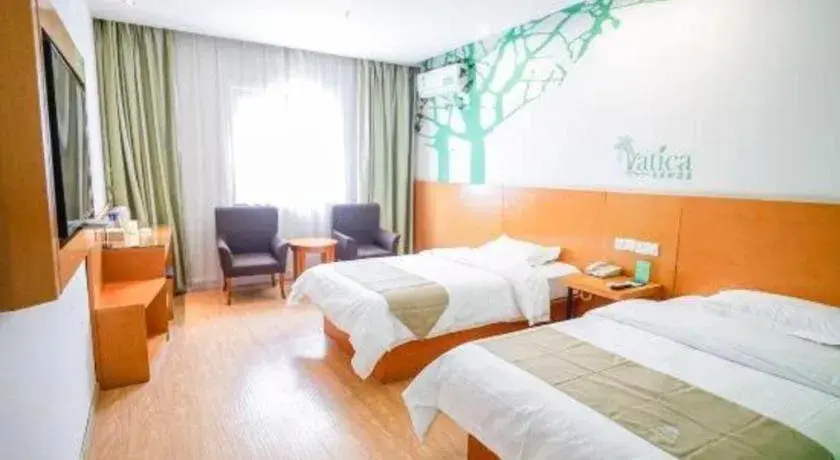 Bed in Vatica HeFei Baishuiba BHG Hotel Bed in Vatica HeFei Baishuiba BHG Hotel