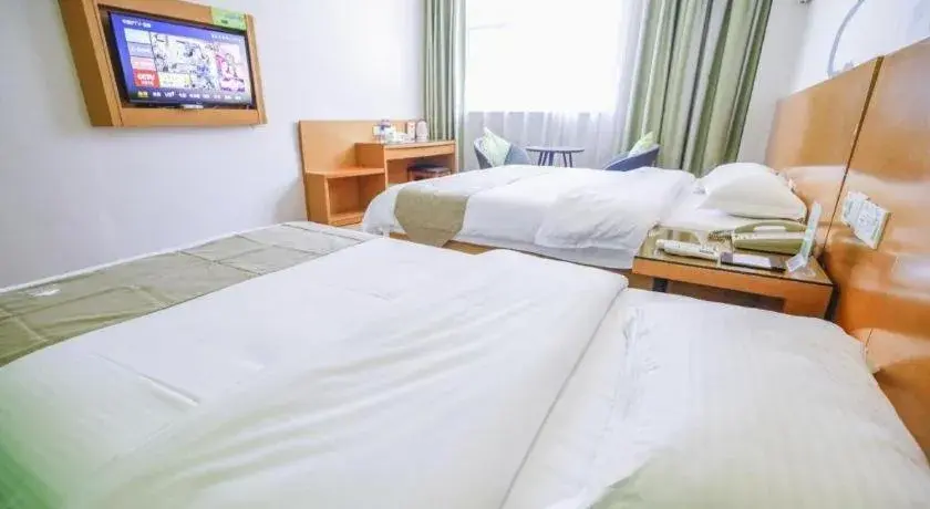 Bed in Vatica HeFei Baishuiba BHG Hotel Bed in Vatica HeFei Baishuiba BHG Hotel