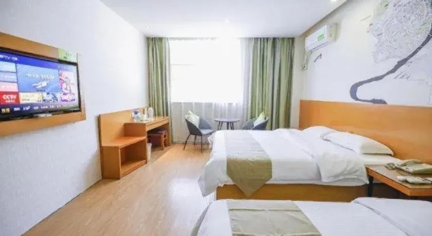 Bed in Vatica HeFei Baishuiba BHG Hotel Bed in Vatica HeFei Baishuiba BHG Hotel