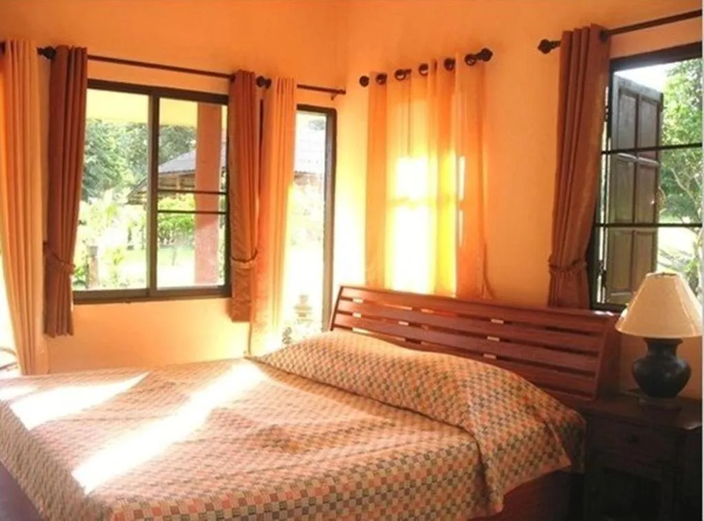 Bed in Ban Rai Tin Thai Ngarm Eco Lodge